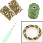 DIY kit armband haken met 8/0 - welcome to the jungle